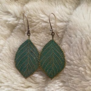 Beautiful handmade and hand stained/painted earrings